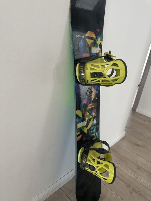 Placa Snowboard FTWO 153 Reverse + Legături Drake