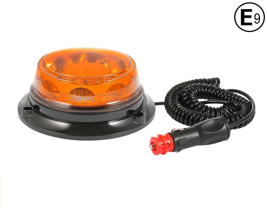 Led аварийна сигнална лампа маяк буркан блиц лед 12v 24v трактор и др.