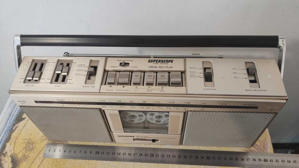 SUPERSCOPE CRS-3043S /// boombox /// ghetto blaster