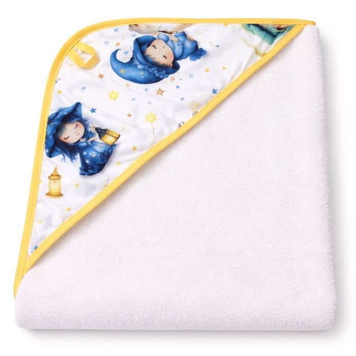Нежна прегръдка след баня: Бебешка хавлиена кърпа с качулка (80x80 см)