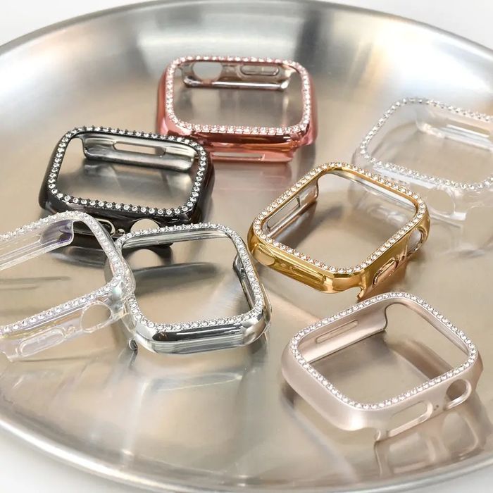 Калъфче с кристали за Apple Watch SE/11/10/9/8/7/6/5/4