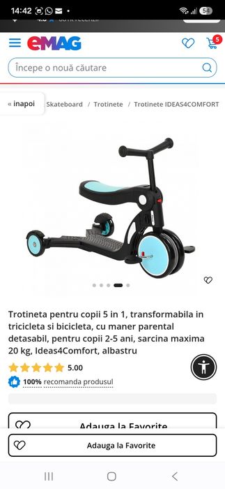 Trotineta multifuncțională