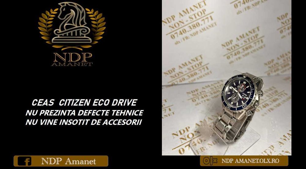 NDP Amanet Calea Mosilor 298     CEAS CITIZEN ECO DRIVE (38482)
