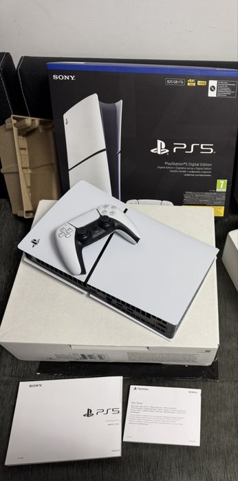 КАТО НОВ Sony Playstation 5 DIGITAL Ozone.bg Гаранция 2025г PS5  White