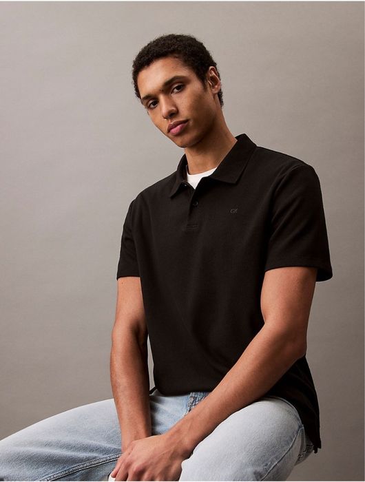 Футболка поло Calvin Klein fine rib shirt.р-L.