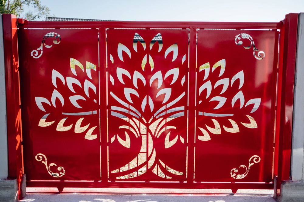 Garduri/Porti/Balustrade metalice din Tabla Decupata cu Plasma CNC