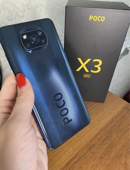 Срочно  Xiaomi POCO X3 NFC 6/128 ГБ Global (состояние идеально