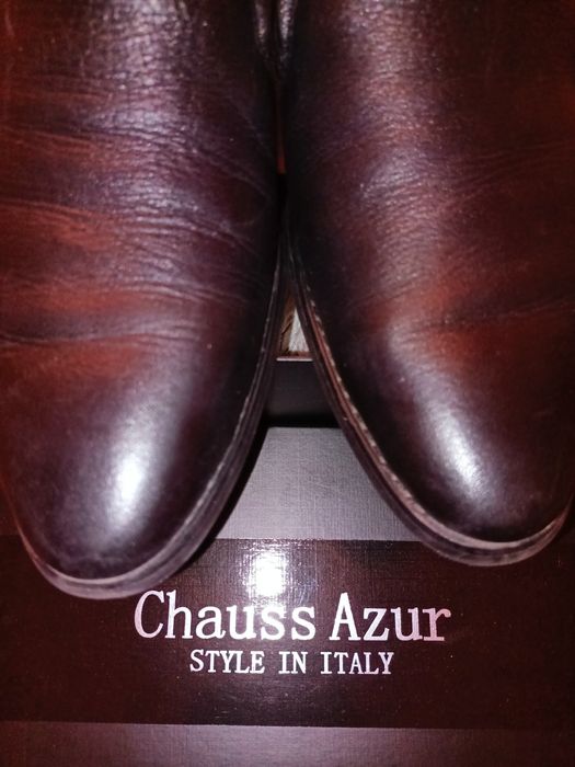 Ботинки мужские кожаные