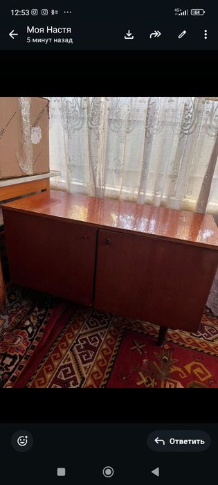 Продам тумбу полированная.