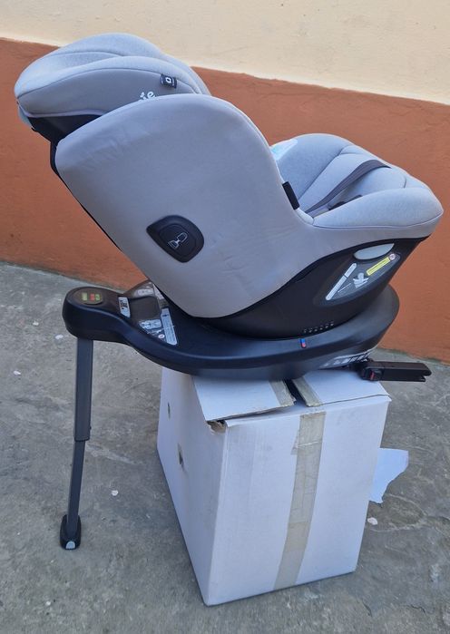 Joie-Scaun Auto I-Spin 360 E Gray Flannel, 61 cm-105 cm, testat ADAC si certificat R129 , fără accidente