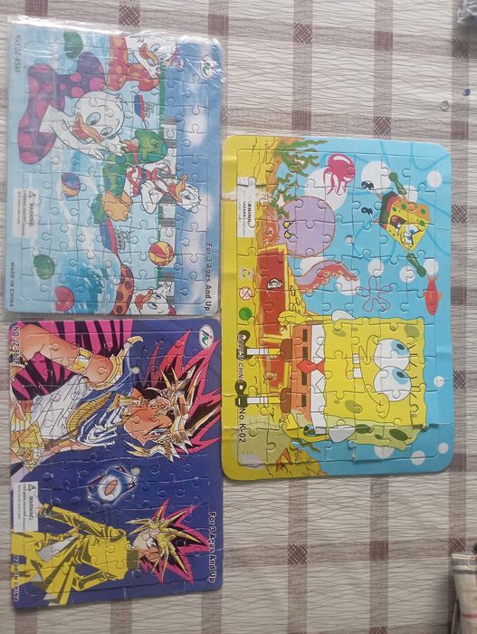 Детски пъзели с анимационни герои