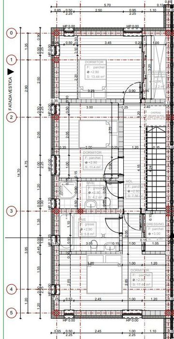 Duplex 4 camere, 173mp utili, 200mp teren liber, Floresti, zona Magnol