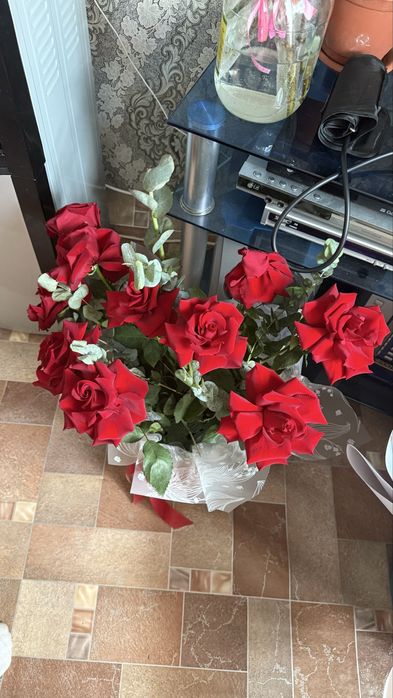 Продам живые  цветы розы