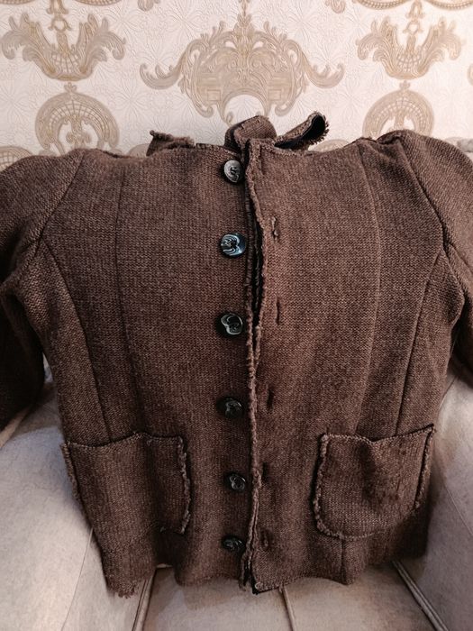 Мужская Турецкая Худи на пуговицах шерстяная очень в хорошем состоянии