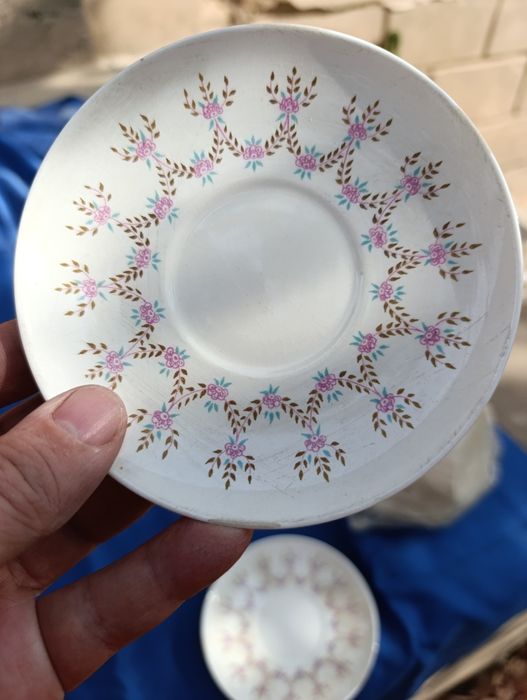 Кофейная пара, костяной фврфор