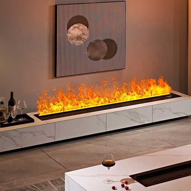 3D SPA камина с вода/водна пара за вграждане, безжично управление