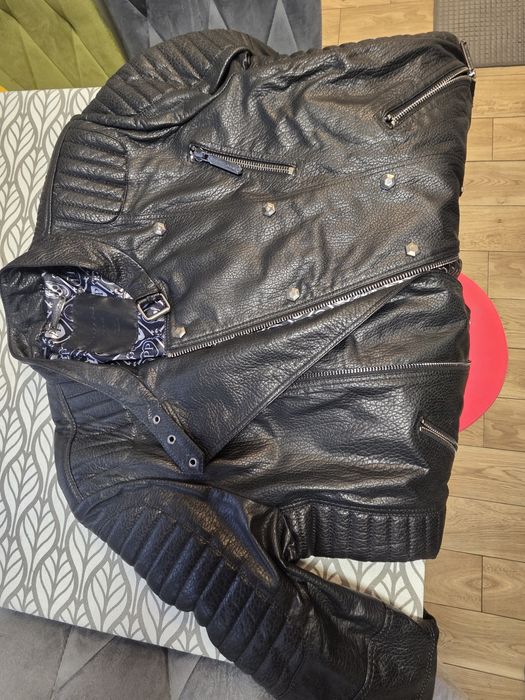 Кожено мъжко яке Philipp Plein