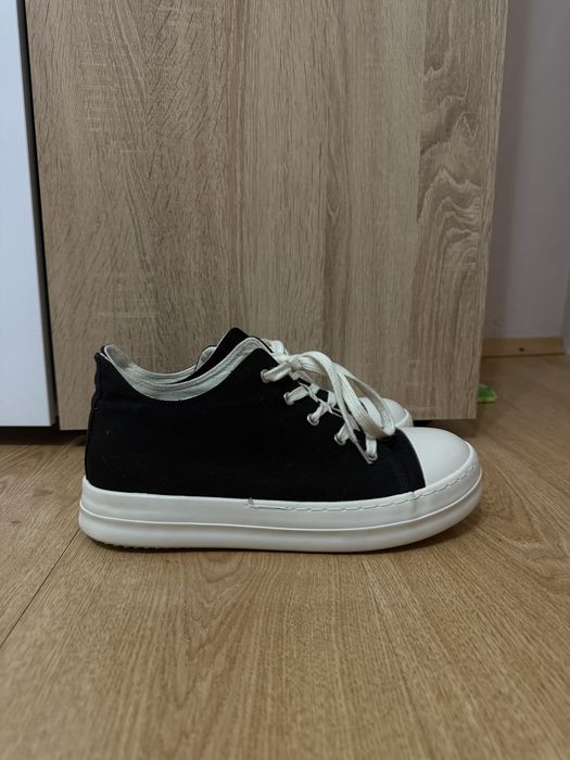 Rick Owens DRKSHDW Low Top Canvas Sneakers Мъжки Обувки