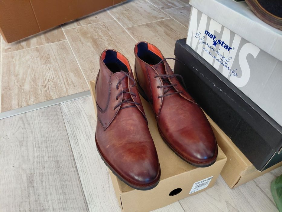 Мъжки кожени боти / обувки Lloyd – естествена кожа