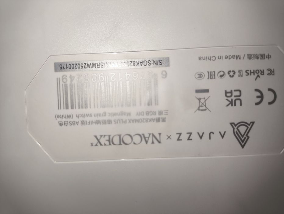 Ajazz ak820 max plus magnetic white
