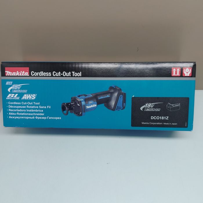 ПРОМОЦИЯ.Акумулаторна безчеткова фреза за гипсокартон Makita DCO181Z
