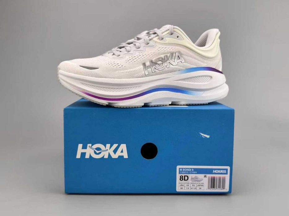 Нови дамски маратонки Hoka Bondi 9 cosmic grey / white