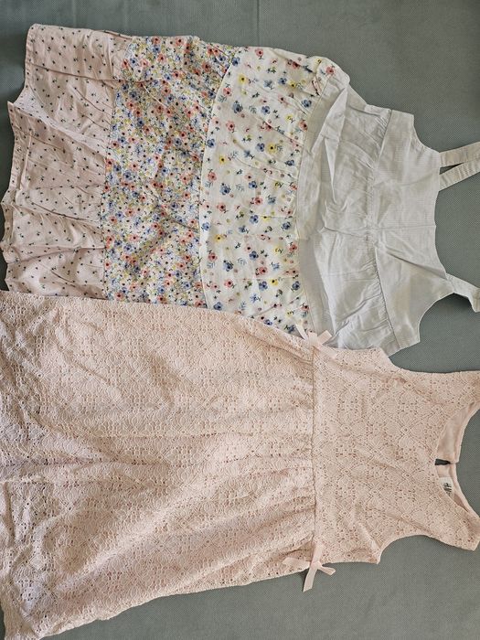 Рокли, якета, блузки, гащеризон Zara, H&M