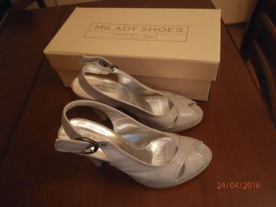 Дамски елегантни сандали с ток 36 номер