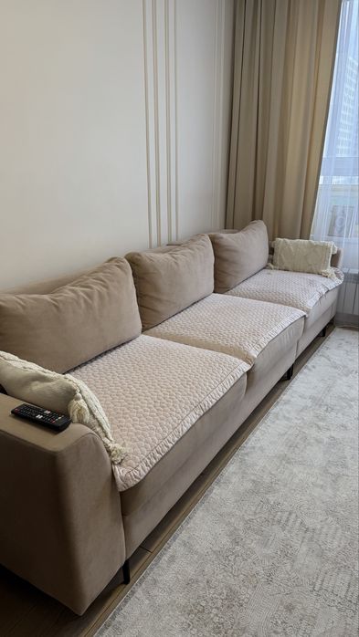 Продам диван раскладной кофейного цвета