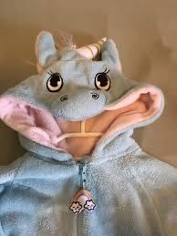 Кигуруми пижама махровая единорог Love to lounge