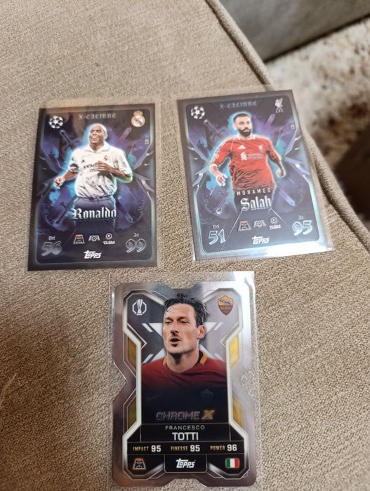 Колекционерски футболни карти  Topps - Maradona, Vini Jr.