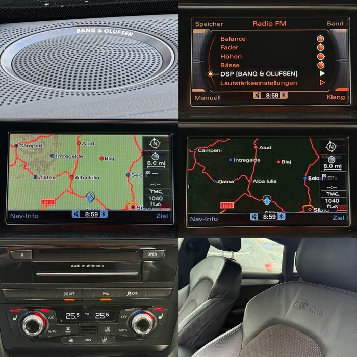 Audi A5 “ 3x S-Line / Sport-Back “ Alcantara, Bang&Olufsen,Full Led, Navigație Mare,Start/Stop, MokkaBrown,Difuzor bară “ TOP