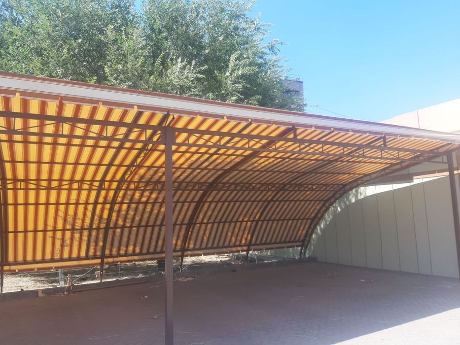 Баннер тент установка