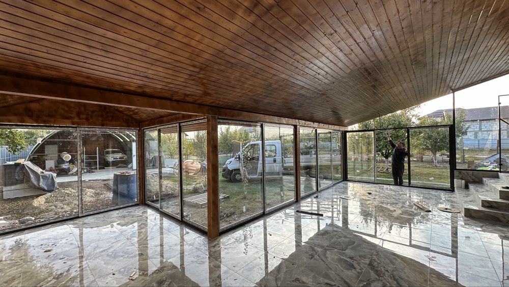 tamplarie pvc , aluminiu , balustrade sticla , inchidere terase