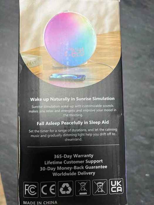Ceas Deșteptător Inteligent Dekala – Alarmă cu Lumină (Wake-Up Light) și Radio FM