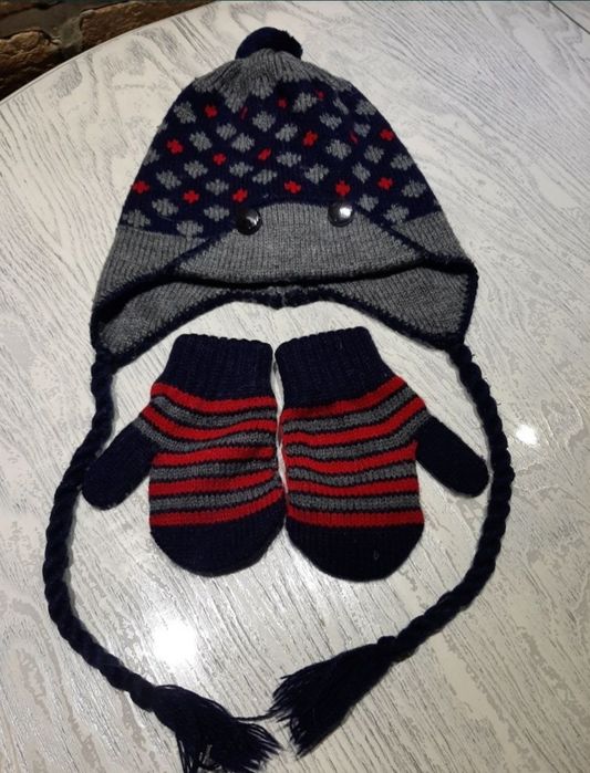 Шапка Шарф тёплые Турция