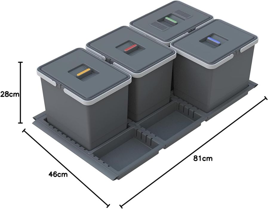 Coșuri de gunoi separate cu sertar Marca ELLETIPI
