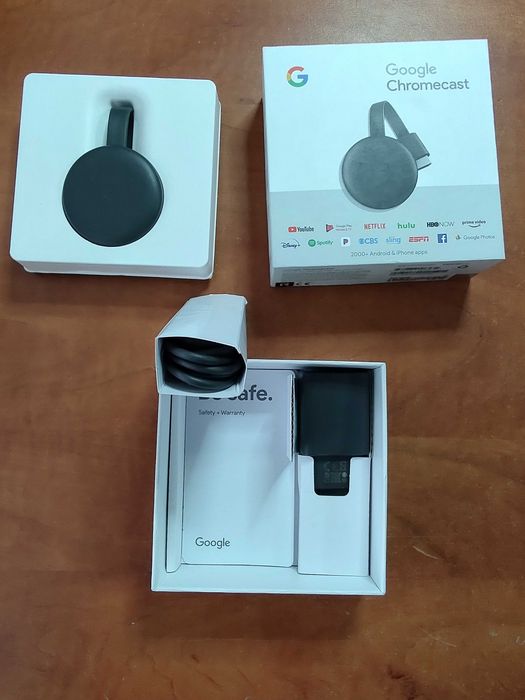 Google Chromecast HDMI Streaming Media Player gen 3 HD 1080