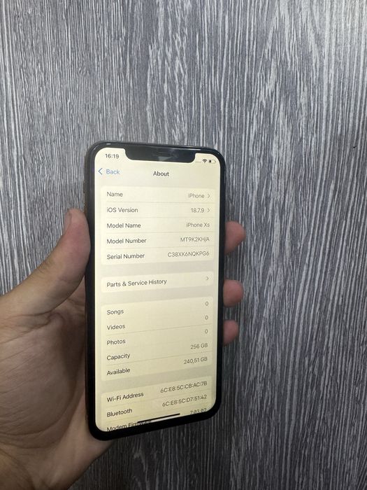 Iphone xs 256 GB