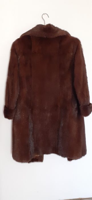 Haină de blană vizon veritabilă