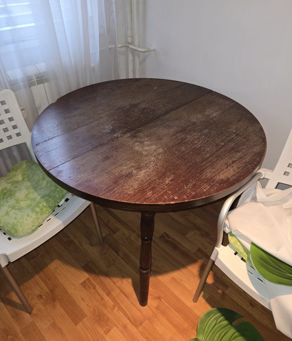 Холна секция маса от масив гардероб