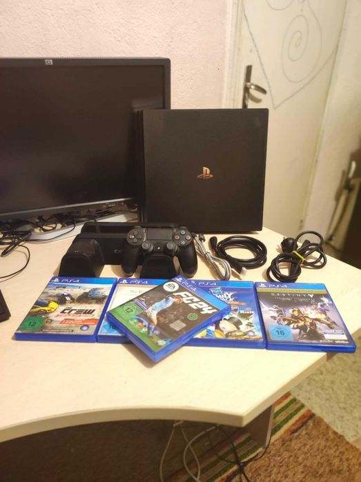 С ГАРАНЦИЯ 1Г Sony PlayStation 4 Pro PS4 1TB профилактиран и проверен