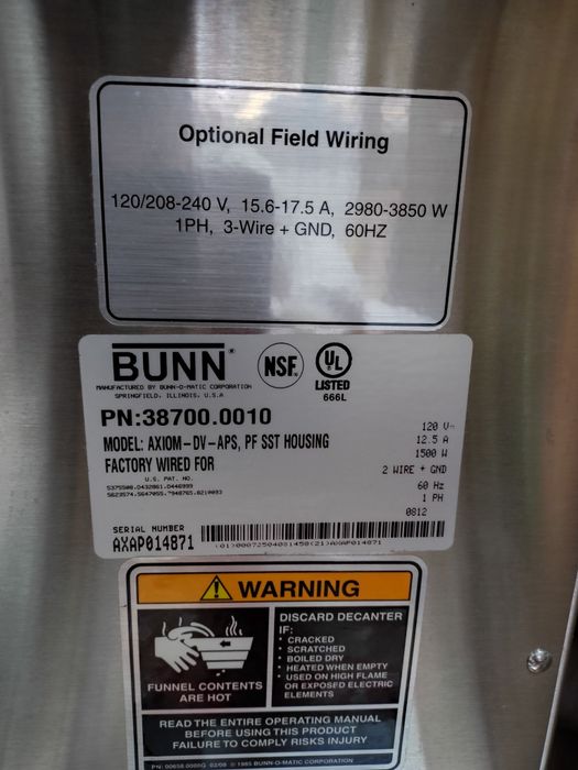 Капельная кофеварка Bunn