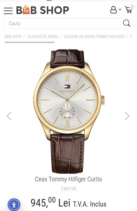 Ceas Tommy Hilfiger  Curtis, bărbați