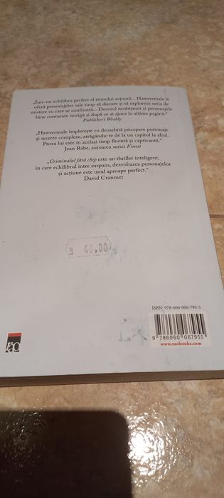 Cartea Criminalul fără Chip