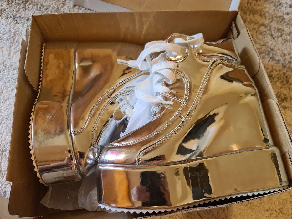 Ghete dama argintii de lux , 36