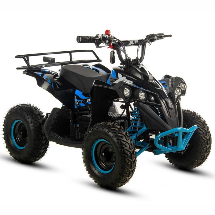 Atv electric copii XTR E-M12-6S 1000W, culoare verde;albastru;rosu