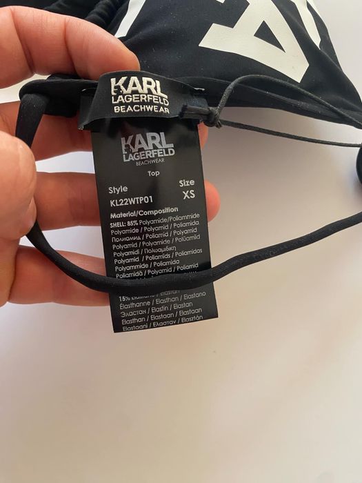 Дамско горнище на бански костюм Karl Lagerfeld, размер XS