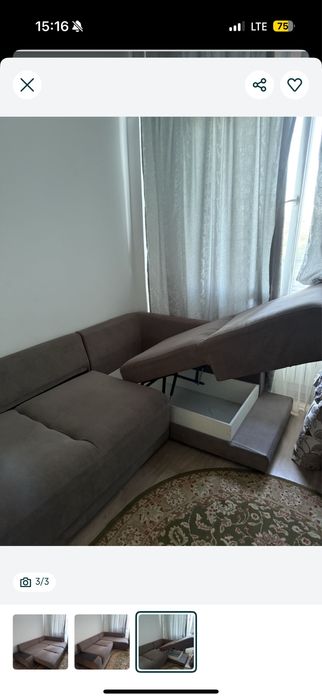 Раскладной диван уголок