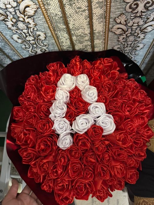 Букет буква «А» ручная изделия